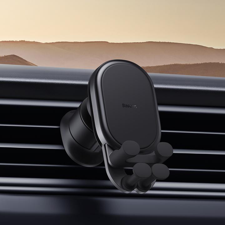 Produktbild Baseus Stable Gravitational Wireless Charging Car Mount Pro 15W (black)
