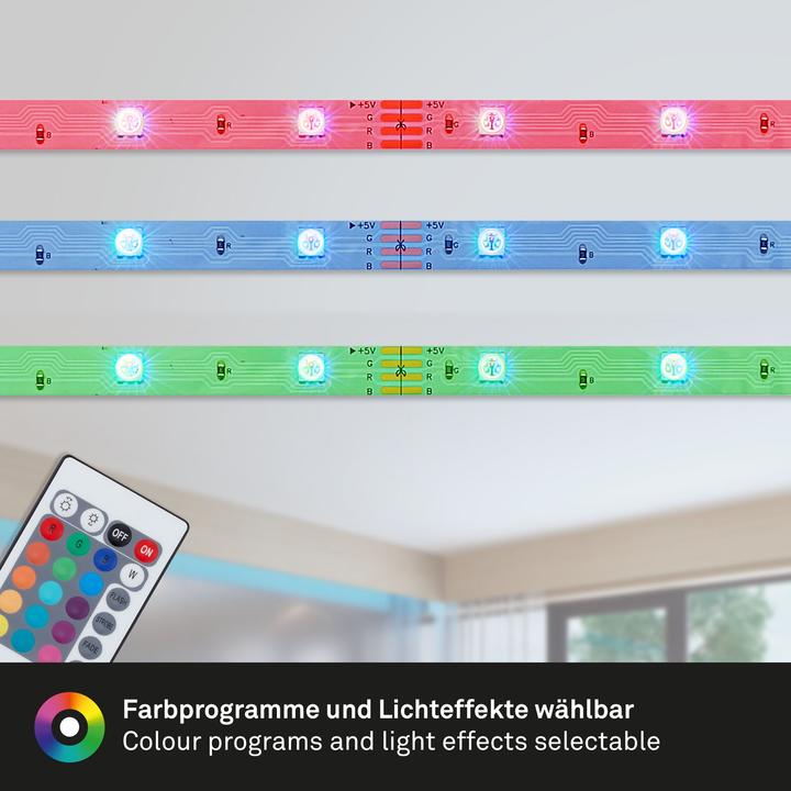 Actual product image Briloner LED tape (RGB, 300 cm, Indoor)