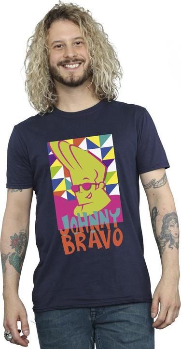 Image du produit Johnny Bravo - T-shirt MULTI TRIANGLES POP ART - Homme (L)