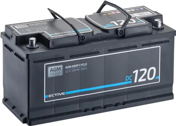 Image du produit Ective DC 120 AGM Deep Cycle 120Ah Versorgungsbatterie (12 V, 120 Ah)