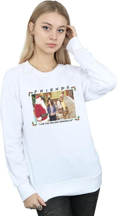 Actual product image Friends Womens/Ladies I Am The Holiday Armadillo Sweatshirt (XXL)