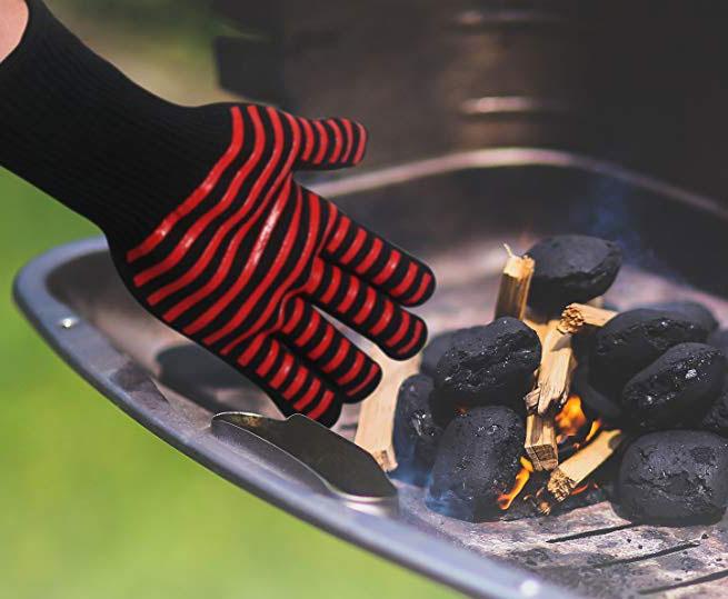 Produktbild PhoneLook Barbecue-Handschuhe resistent 500°C BBQ Master Grill (Stoff)