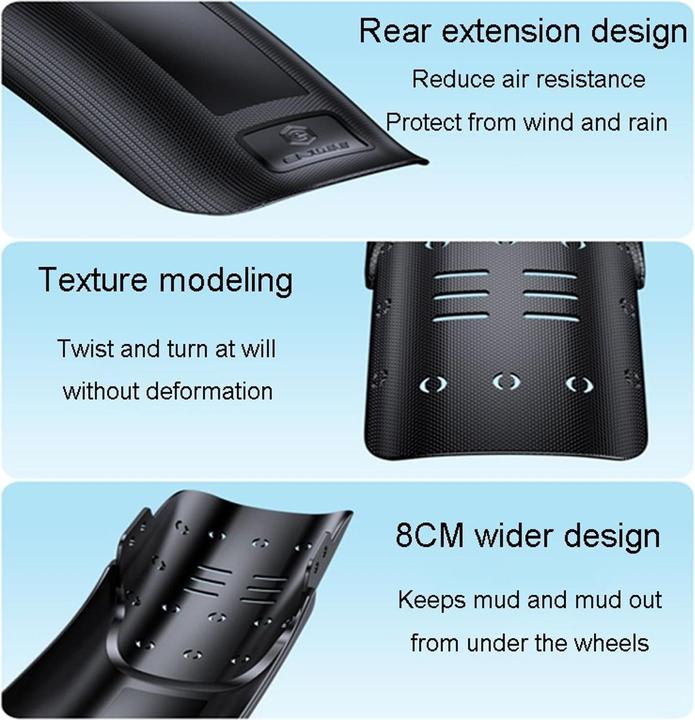 Actual product image König Design Bicycle mudguard Mountain bike protection 24 26 27.5 28 29 inch Front or rear (Mudguard set)