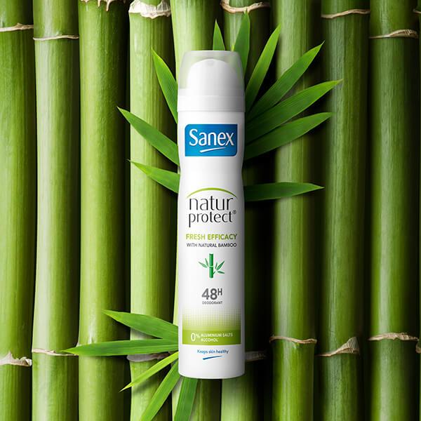 Image du produit Sanex NATUR PROTECT 0% fresh bamboo déodorant vapo 200 ml (Spray, 200 ml)