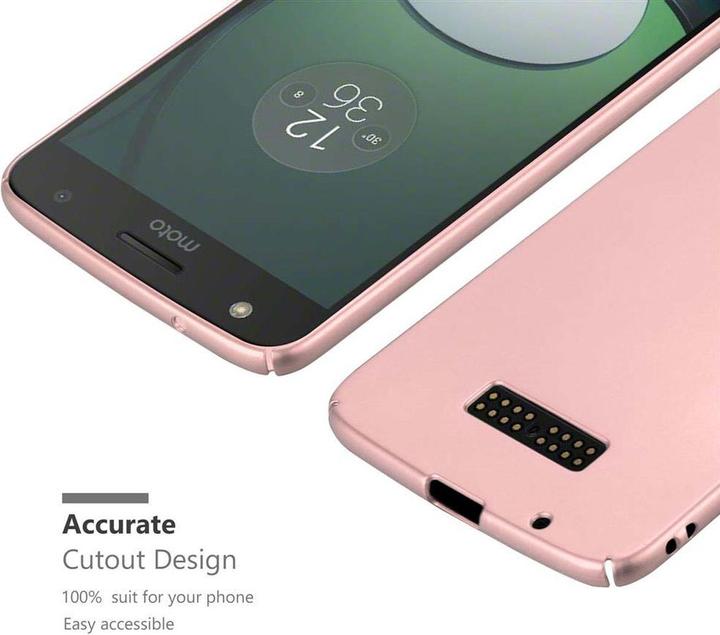 Actual product image Cadorabo Hard Cover Matt Metal Cover (Motorola Moto Z)