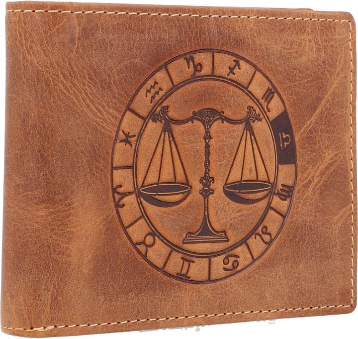 Produktbild Greenburry Vintage Sternzeichen Geldbörse Leder 12 cm