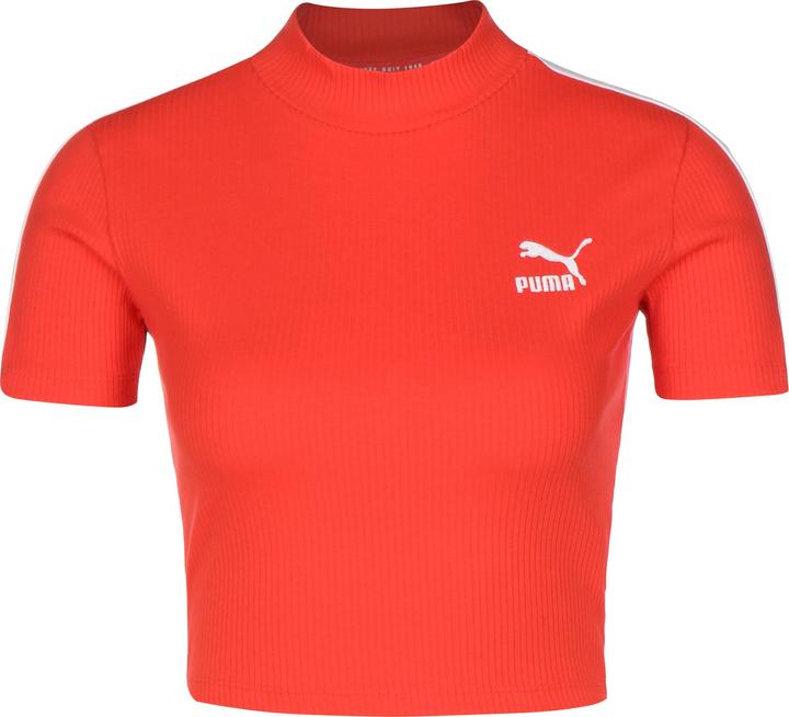 Puma T-Shirt Classics Rib Mock Neck (L)