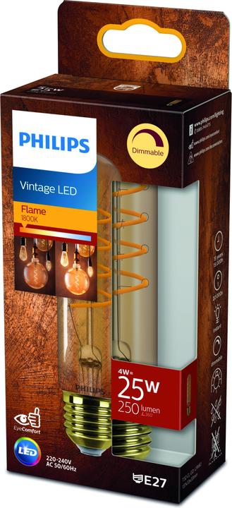 Actual product image Philips LED EyeComfort (E27, 4 W, 250 lm, 1 x, F)