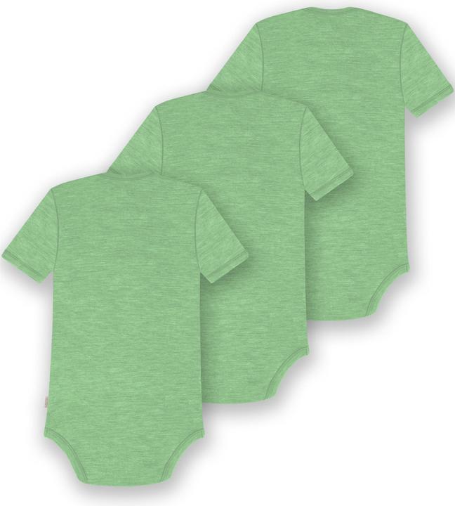 Immagine prodotto Normani Set di 3 body baby in merino a maniche corte "Tauranga" - 9291 (74)