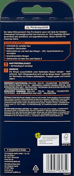 Nutritional values and ingredients dm Balea MEN Precision5 Flex-Pro