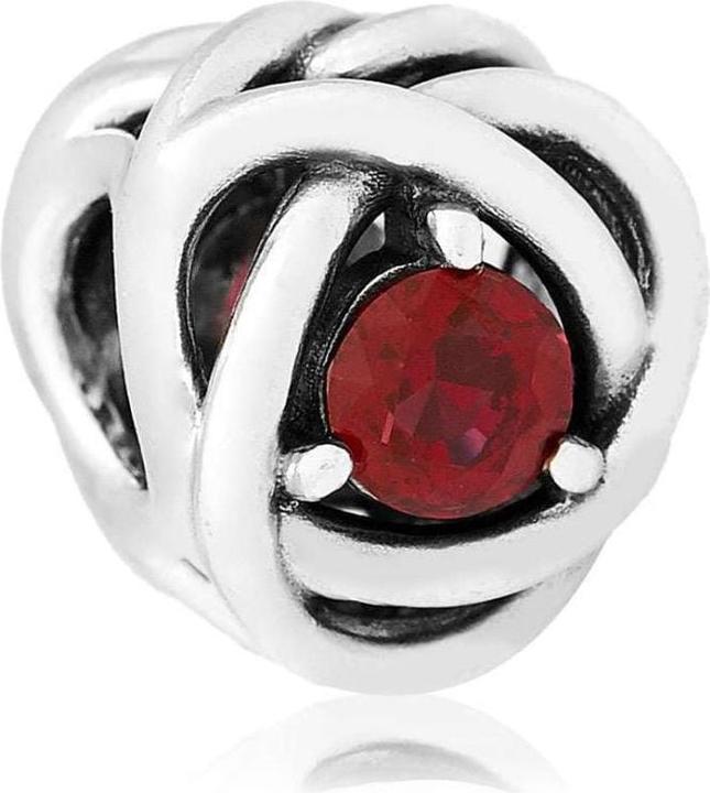 Immagine prodotto Pandora Pietra di nascita di luglio True Red Eternity Circle Charm (Argento 925)