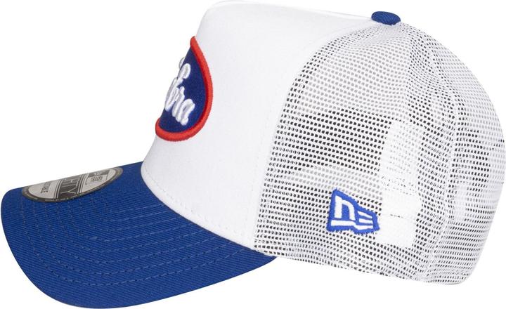 Produktbild New Era A-Frame Trucker Cap - Brand Patch Weiss / Royal (One Size)