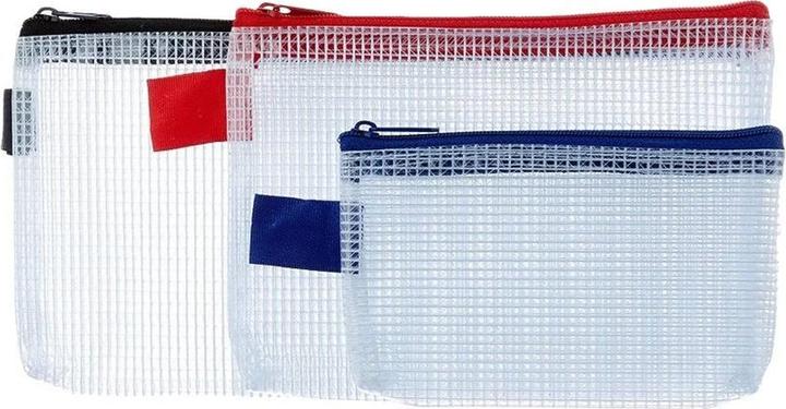 Produktbild Tiger Stationery Schreibmäppchen 3erPack Netzmaterial