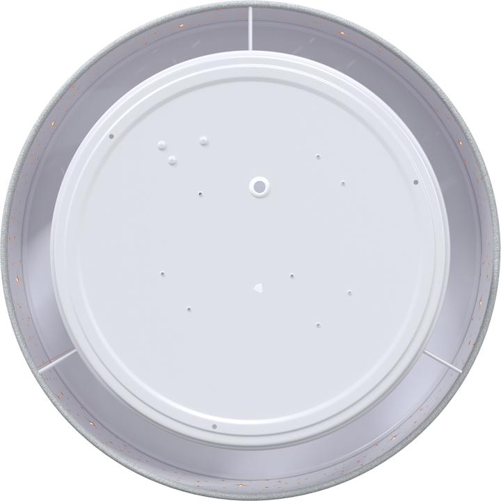 Actual product image VidaXL Ceiling light with star-shaped lampshade grey Ø 30 cm fabric E27 (E27)