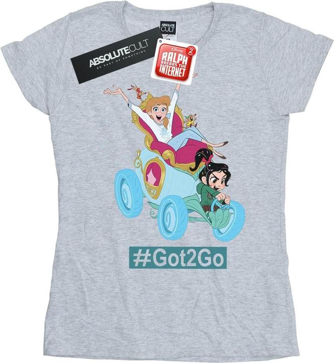 Image du produit Disney - T-shirt WRECK IT RALPH CINDERELLA AND VANELLOPE - Femme (M)