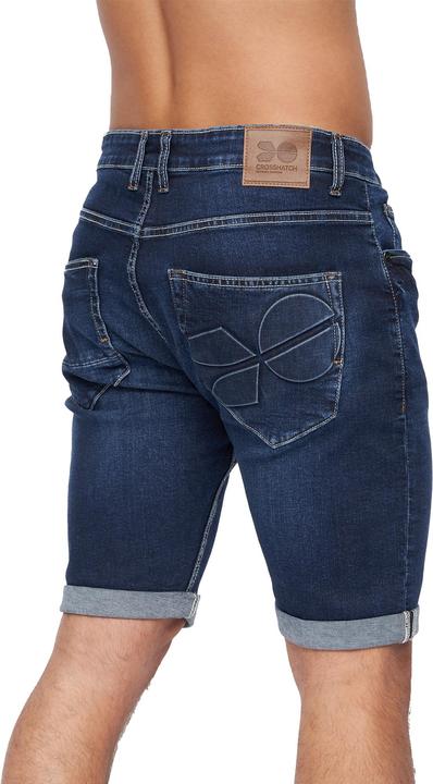 Actual product image Crosshatch Mens Tonwin Denim Embossed Shorts (34)