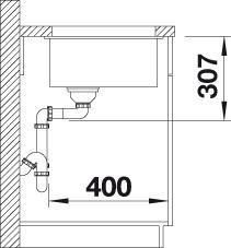 Produktbild Blanco Subline 500-U (Aufsatzspülbecken, 53 cm, 46 cm)