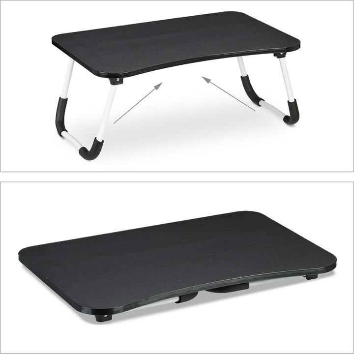 Actual product image Relaxdays Black Lap Desk