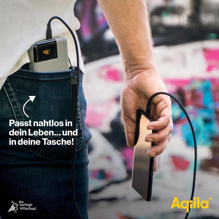 Productafbeelding Aqiila Powerbird B10B - Powerbank 10000 mAh, 20W - Mos (10000 mAh, 20 W, 37 Wh)