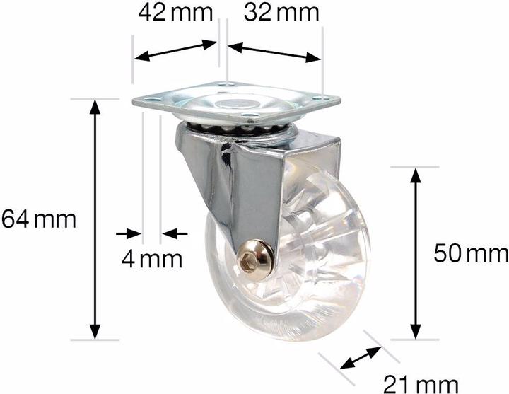 Actual product image Wagner System Design caster