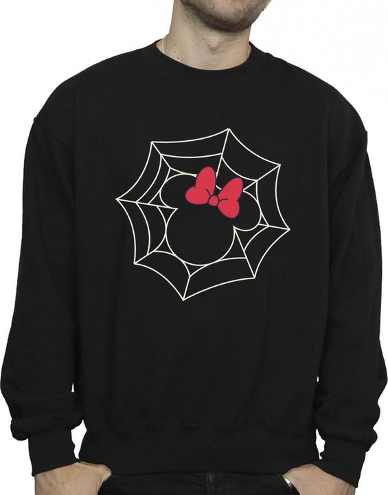 Actual product image Disney Mens Minnie Mouse Spider Web Sweatshirt (M)
