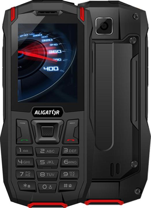 Produktbild Aligator K50 eXtremo (2.4") Dual SIM KaiOS Micro-USB Black, Red (2.40", 5 Mpx, 4G)
