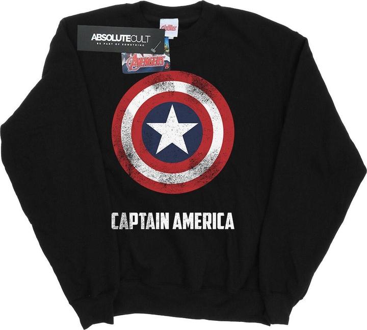 Actual product image Captain America Boys Shield Sweatshirt (128)