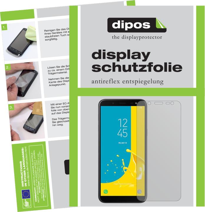 Produktbild Dipos Displayschutzfolie Antireflex (2 Stück, Samsung Galaxy J6 (2018))