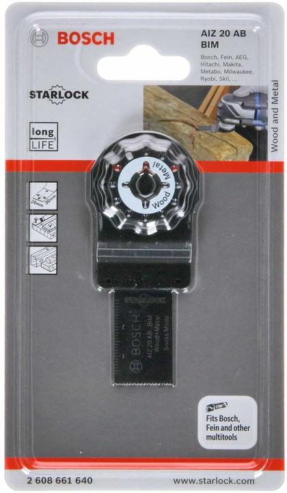 Immagine prodotto Bosch Professional Zubehör Lama per sega ad immersione bimetallica 20 mm