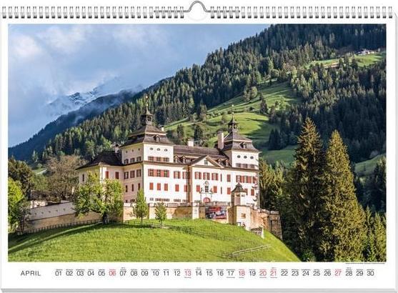 Actual product image South Tyrol Premium Calendar 2025 (60 x 42 cm, German)