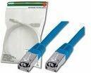 Produktbild Digitus CAT 5e SF-UTP Patchkabel Cu PVC AWG 26/7 Länge 5 m Farbe Blau (SF/UTP, CAT5e, 5 m)