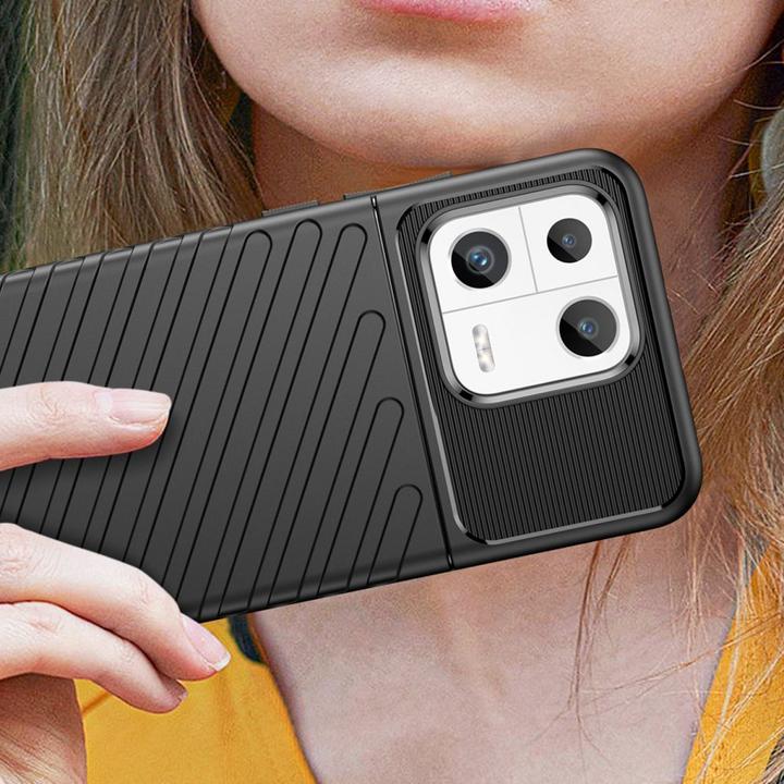 Actual product image Hurtel Thunder Case case for Xiaomi 13 silicone armor case black (Xiaomi 13)