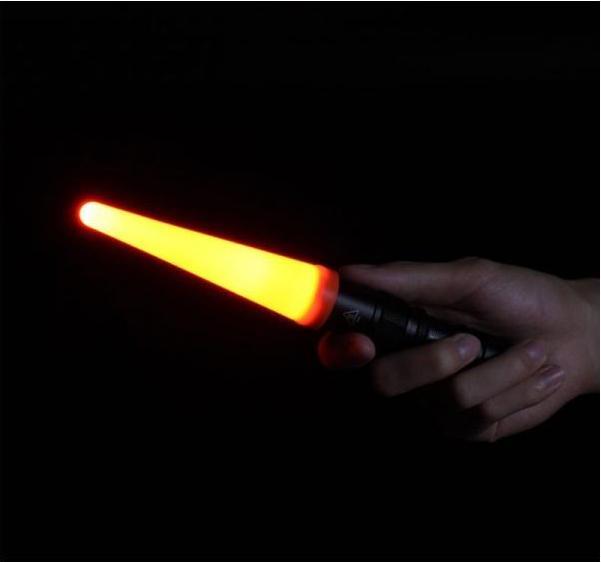Produktbild Nitecore Warnaufsatz 25 mm - rot