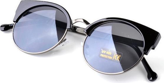Image du produit Hermex Cat Eye Lunettes de soleil vintage rétro 80's UV400 - Noir Mat