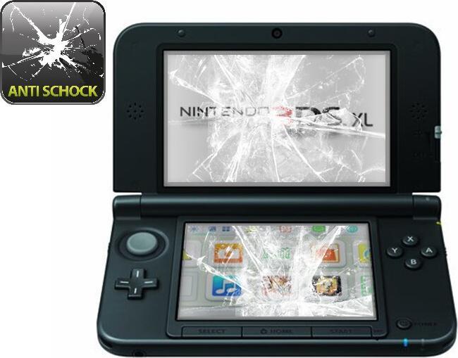 Produktbild Protectorking 2x Panzerfolie Anti-Shock HD Klar (3DS XL)