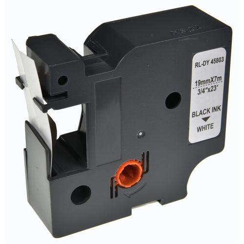 Produktbild Markenlos Schriftband 5DY45803-WT ABS Schwarz (1.90 cm, Schwarz)