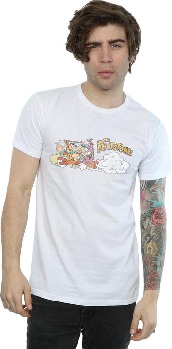 Produktbild The Flintstones Family Car Distressed TShirt (3XL)