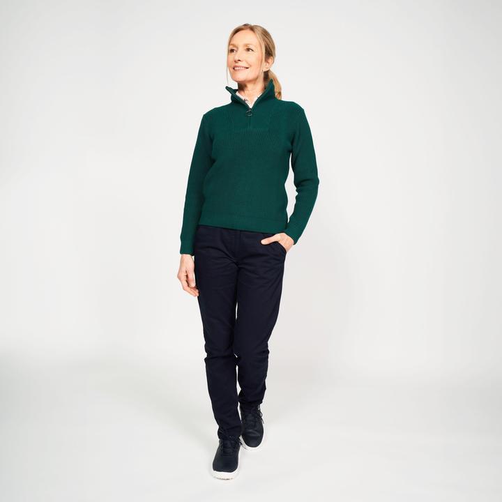 Produktbild Inesis Women's golf half-zipped pullover - MW500 green (XL)