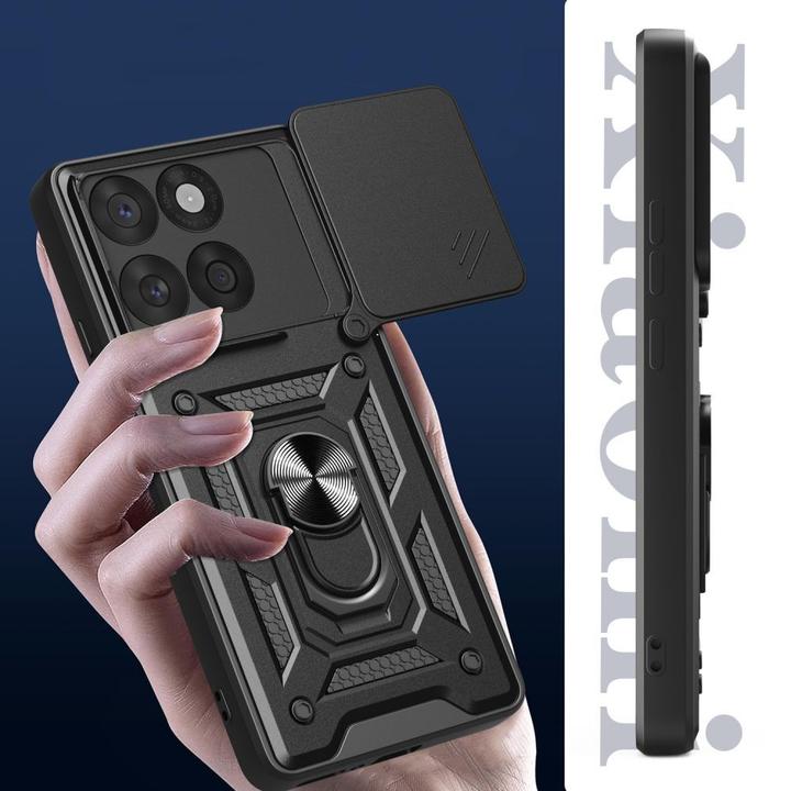 Produktbild Tech-Protect CamShield Pro Hülle für Motorola Edge 60 Fusion - Schwarz (Motorola Edge 60 Fusion)