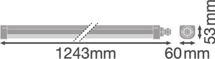 Produktbild Ledvance LEDV LED-Feuchtraumwannenleuchte (3960 lm)