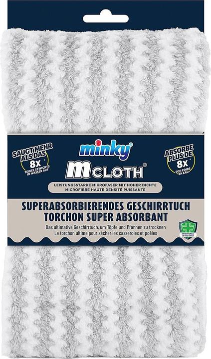 Produktbild Geschirrtuch Mikrofaser grau (50 x 50 cm)