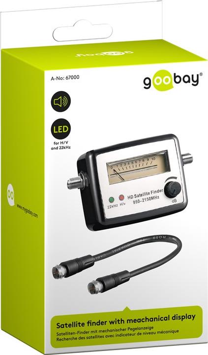 Image du produit Goobay Trouver un satellite (Technologie de mesure)