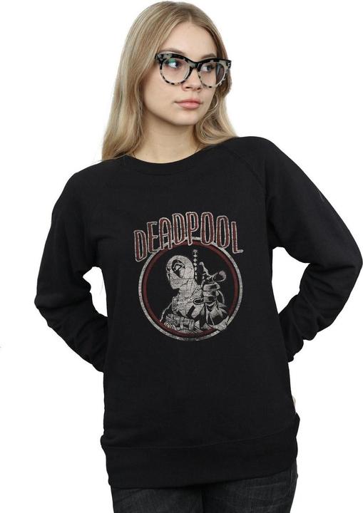 Immagine prodotto Deadpool Vintage Circle Felpa Donna (M)