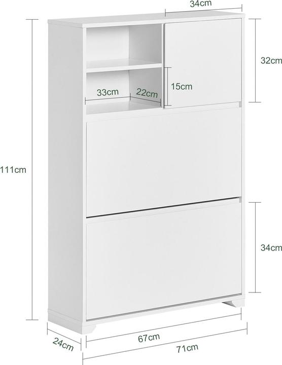 Immagine prodotto SoBuy Stanley (72 x 111 x 24 cm)