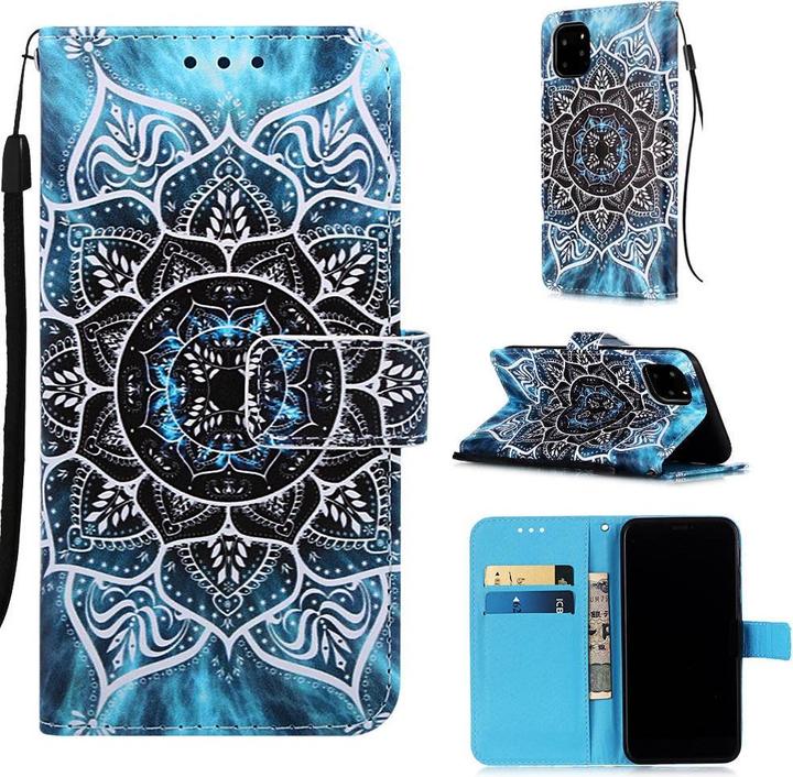 Produktbild Ueli Express iPhone 11 Pro Max Buch Etui Tasche mit Kartenfach Mandala (Apple iPhone 11 Pro Max)