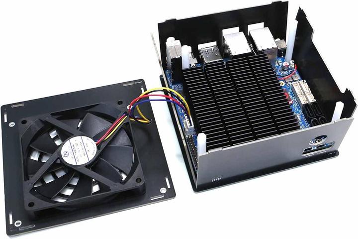 Image du produit Odroid 92 x 92 x 15mm Ventilateur de refroidissement DC avec PWM, capteur de vitesse pour H4 Case
