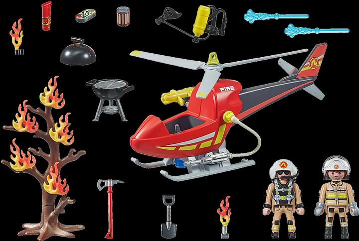 Actual product image Playmobil Fire brigade helicopter (71195, Playmobil City Action)