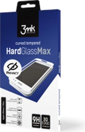Actual product image 3MK HardGlass Max Privacy Screen Protector, Apple, iPhone XS, Tempered Glass, Clear/Black (1 Piece, Apple iPhone XS)