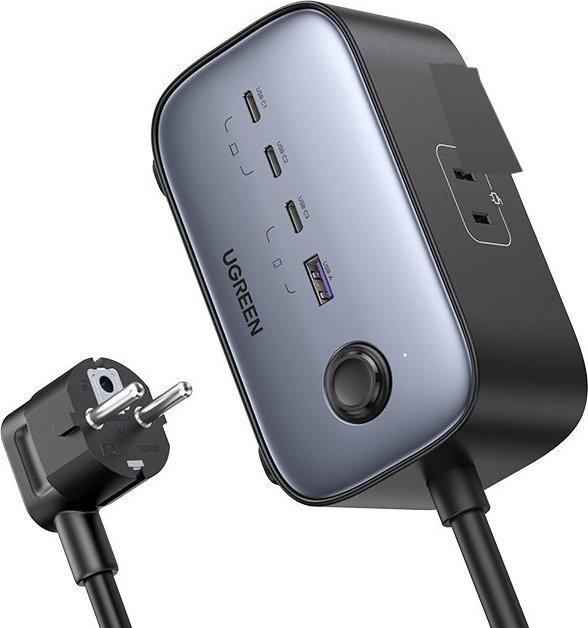 Actual product image Ugreen Cube CD268 (3 x, USB-A, USB-C, CEE 7/4, 1.80 m)