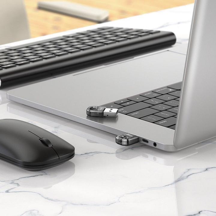 Produktbild Hoco Cable adapter USB A bluetooth UA28 transparent black (Sender & Empfänger)